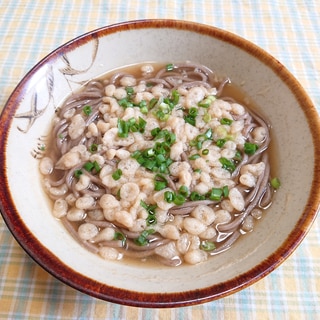 ヤマサうにソースのたぬき蕎麦